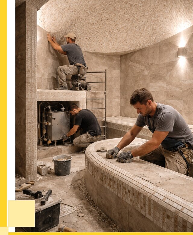 Монтаж хамамов под ключ в Кургане от 257725 р. ЭриданКрг