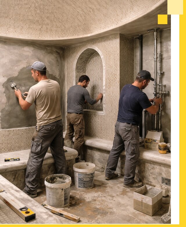 Профессиональный монтаж хамамов под ключ в Кургане с гарантией