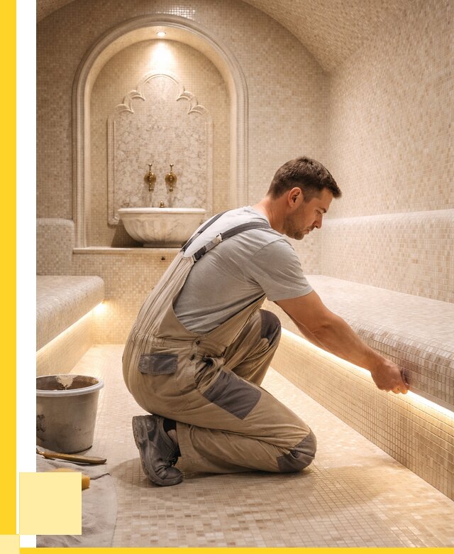 Отделка хамамов под ключ в Кургане от 5670 р. | ЭриданКрг