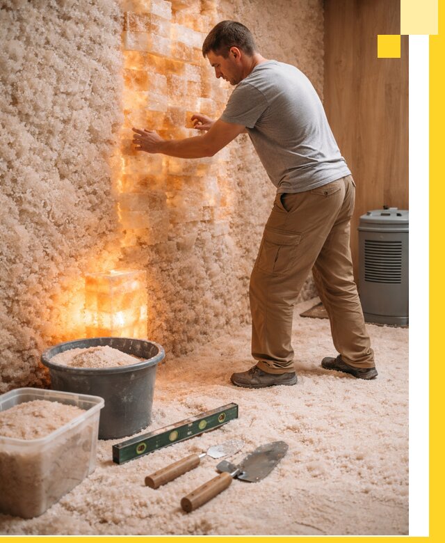 Проектирование и монтаж соляных комнат в Кургане под ключ